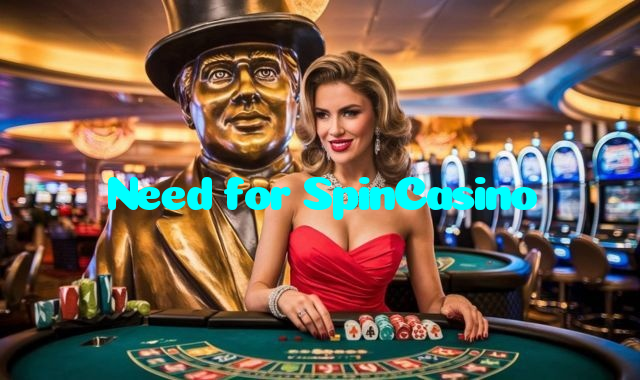 Need for SpinCasino casino presented on mobile device in Pakistan with slots and live games