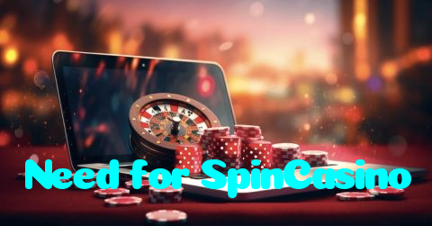 Need for SpinCasino casino presented on mobile device in Pakistan with slots and live games
